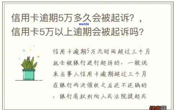 信用卡5万逾期多久会被起诉：探讨可能的起诉时长和成功因素