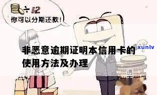 非故意逾期证明信用卡