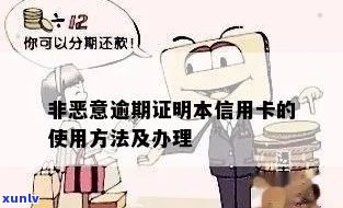 非恶意逾期证明好开吗信用卡？如何办理和范本在哪里获取？