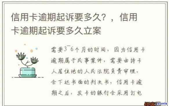 信用卡逾期案件立案后，多久会进行庭审？