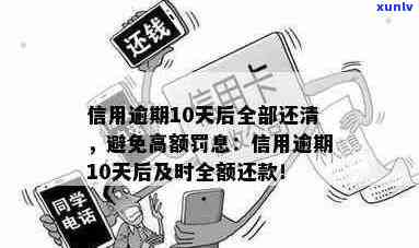 信用逾期10天后全部还清：会受到影响吗？