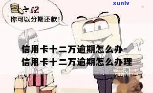 信用卡逾期12万怎办