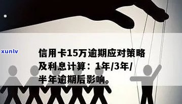 15万信用卡逾期半年后果与处理方式