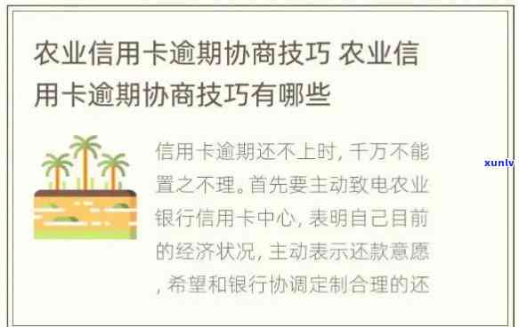 农业信用卡逾期半小时后如何处理？逾期还款的后果及解决 *** 大全