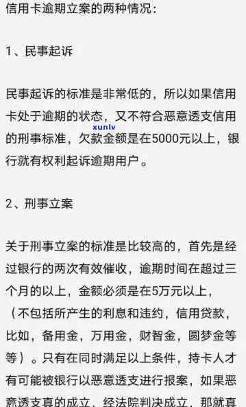 信用卡逾期后立案的具体条件及影响，如何避免逾期并解决相关问题？