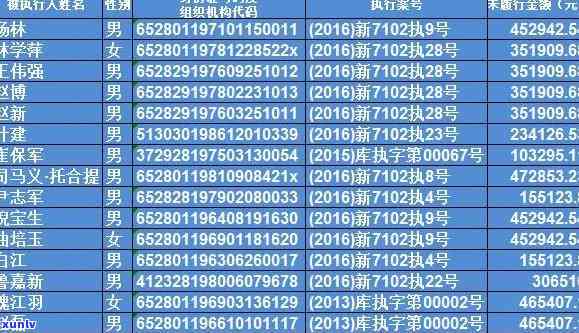 新疆哈密市信用卡逾欠者曝光：失信被执行人名单深度解析