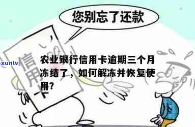 农行信用卡逾期冻结还清后不能用了怎么办？