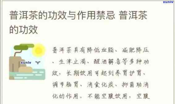 顶级普洱茶功效功效