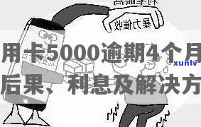 信用卡逾期5000元：如何处理、后果及解决 *** 全面解析