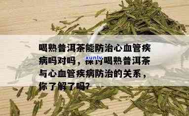 心血管病能喝普洱茶