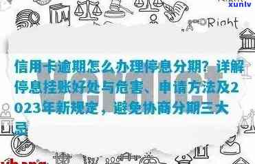 信用卡逾期后的综合处理策略：如何停息挂账，以及解决其他可能的问题