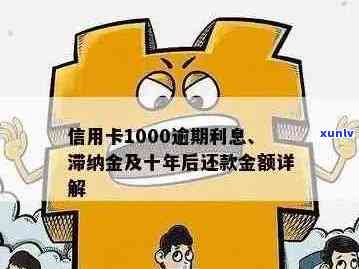 信用卡1000逾期10年：从逾期1000到十万，你了解的都在这里