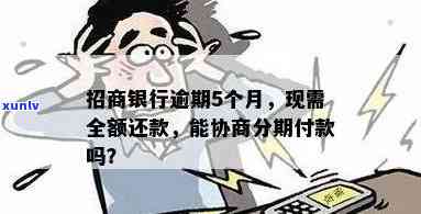 招商银行逾期5个月，能协商分期付款吗？如何操作？