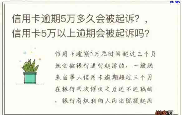 信用卡1万逾期会起诉吗？怎么办？多久会被起诉？