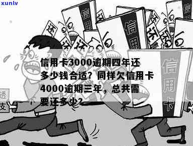 信用卡3000逾期4年