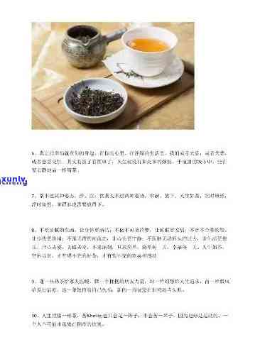 赞美普洱茶的精美句子摘抄：品茗普洱，感悟人生