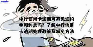 中行信用卡逾期还款困扰：高利息与违约金如何解决？