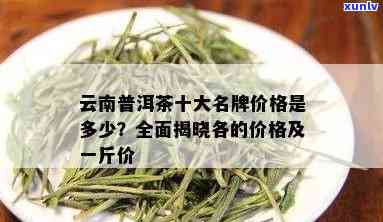 云南特产普洱茶排行榜：好的普洱茶价格大揭秘