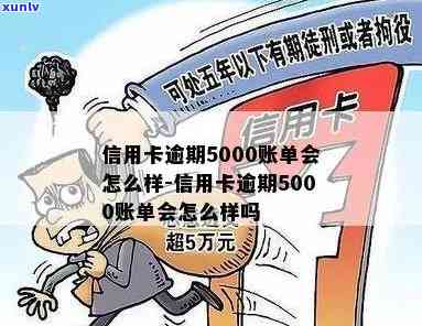 信用卡逾期5000四天