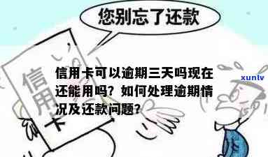 逾期三天后，信用卡应该如何处理和解决？