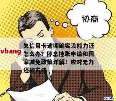 信用卡欠款不还怎么办？相关政策、解决方案和应对措全面解析！