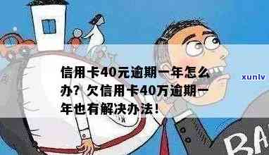 40万信用卡债务逾期，如何应对和解决？