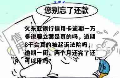 东亚银行信用卡逾期超过一万，是否会被起诉并立案调查？真实情况解析