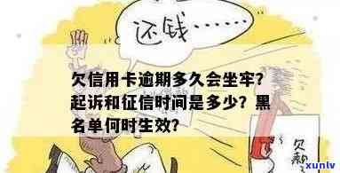 逾期信用卡多久会坐牢？逾期后黑名单和查询时间是关键