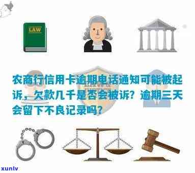 农商行信用卡逾期 *** 通知：如何处理、起诉前兆与避免被起诉的有效策略