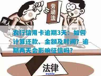 农行信用卡逾期3月还了逾期金还能用吗？如何计算逾期金额？