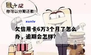 信用卡欠款六万多逾期怎么办