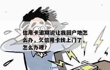 信用卡逾期找上门了怎么办？