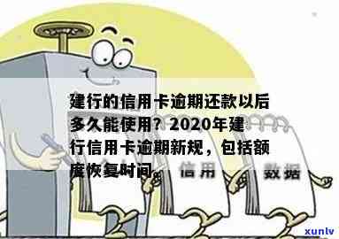 信用卡逾期还款后，建设银行信用卡多久能再次使用？具体恢复时间如何计算？