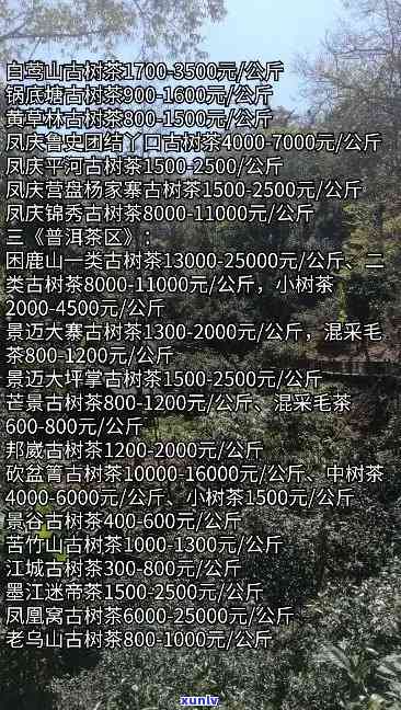 老树生普洱茶的价格：2022年预测，瘦人适宜喝，成都市滴滴打车联系 *** 。