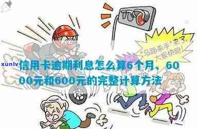 信用卡6000逾期三年应还、利息、滞纳金及是否上门计算