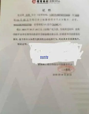 建行信用卡逾期证明模板