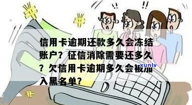 信用卡逾期多久会被锁定账户、卡及，进而影响个人信用？