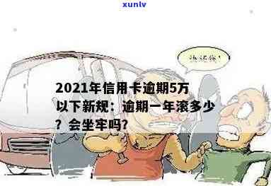 2021年信用卡逾期5万新规：逾期一年滚多少？会坐牢吗？一个月利息多少？