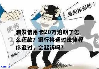 浦发银行信用卡逾期一年：20万欠款追讨的法律程序与可能后果详解