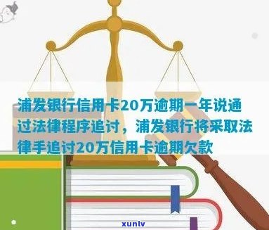 浦发银行信用卡逾期一年：20万欠款追讨的法律程序与可能后果详解