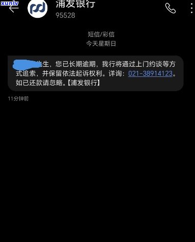 浦发的信用卡逾期