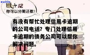 寻找专业处理信用卡逾期问题的公司