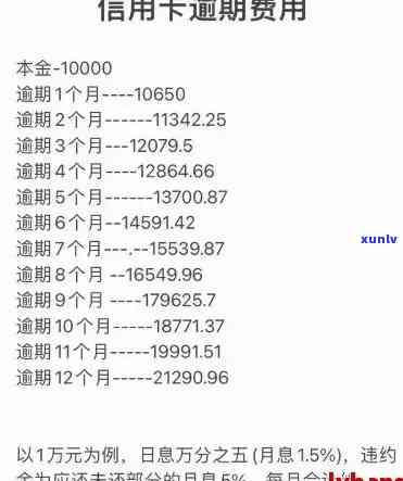 信用卡逾期最多收取