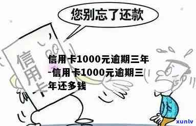 信用卡逾期1000多元的后果与解决办法