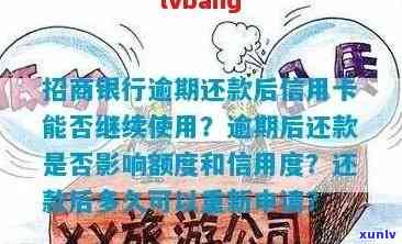 招商银行信用卡逾期后多久可以重新申请办理？