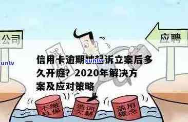 '2020年信用卡逾期被起诉立案后怎么解决：新规定与应对策略'