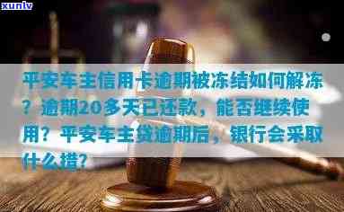 车贷逾期导致卡被冻结，如何解决还款问题并恢复信用？