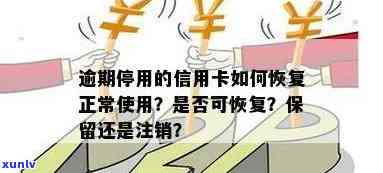 信用卡逾期后被停用，如何恢复使用或者重新申请？