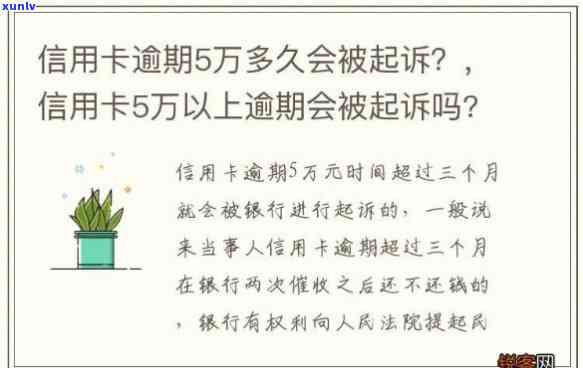 信用卡欠了五万逾期