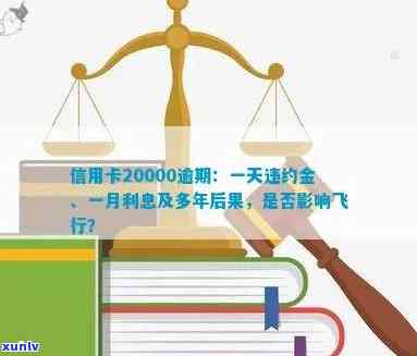 信用卡逾期20000元一天的后果及解决 *** ，用户常见问题全面解答